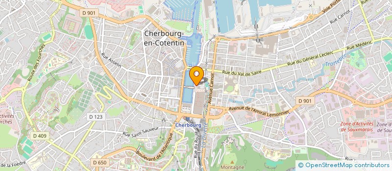 localisation de l'entreprise PRESS'IN à CHERBOURG-EN-COTENTIN