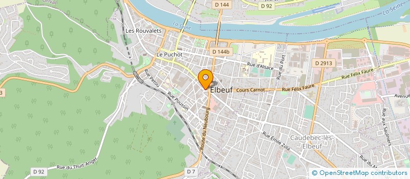 localisation de l'entreprise PRESS NET à ELBEUF