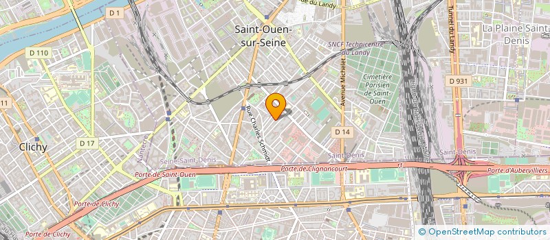 localisation de l'entreprise PRESS PLAY ON TAPE à SAINT-OUEN-SUR-SEINE