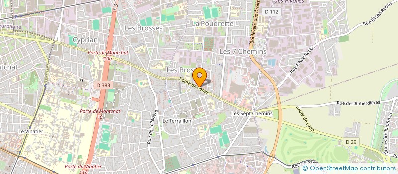 localisation de l'entreprise PRESS START AUTO  VAULX-EN-VELIN