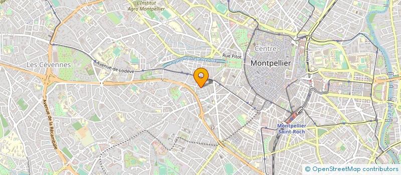 localisation de l'entreprise PRESS STATION GRAPHIQUE à MONTPELLIER