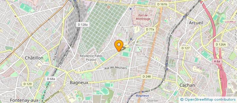 localisation de l'entreprise PRESS & TECH à BAGNEUX