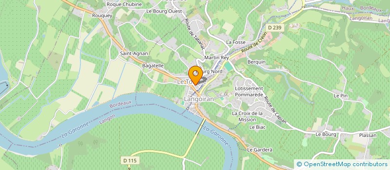 localisation de l'entreprise PRESS TO PRINT  LE TOURNE