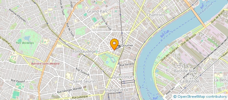localisation de l'entreprise PRESSBOX à BORDEAUX