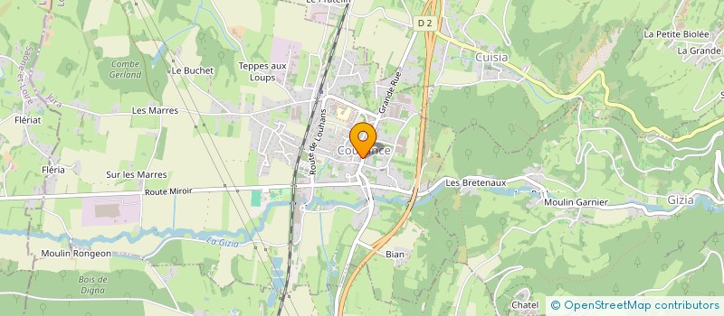 localisation de l'entreprise PRESSE 2000  COUSANCE