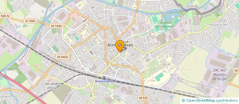 localisation de l'entreprise PRESSE ARMENTIEROISE  ARMENTIERES