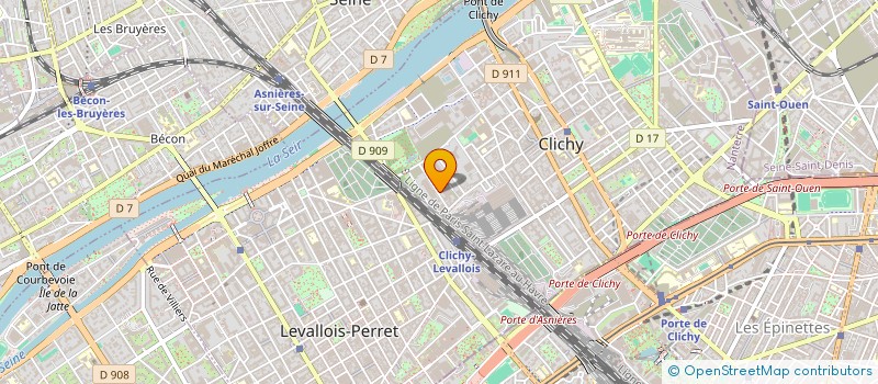 localisation de l'entreprise PRESSE + BASE à CLICHY