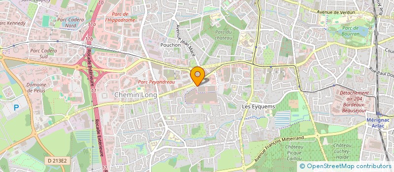 localisation de l'entreprise PRESSE BOUTIQUE MERIGNAC  MERIGNAC