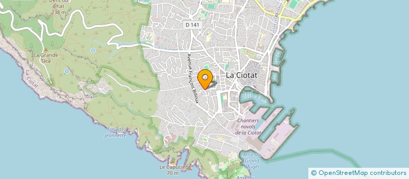 localisation de l'entreprise PRESSE CITRON  LA CIOTAT