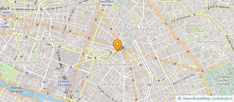 localisation de l'entreprise PRESSE COMMUNICATION INTERNATIONAL  PARIS