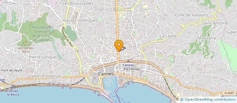 localisation de l'entreprise PRESSE COMMUNICATION INVESTISSEMENT à CANNES