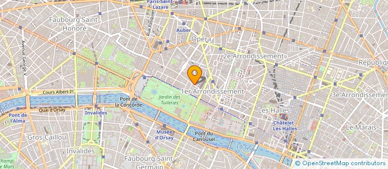 localisation de l'entreprise PRESSE CREATION CONSEIL à PARIS