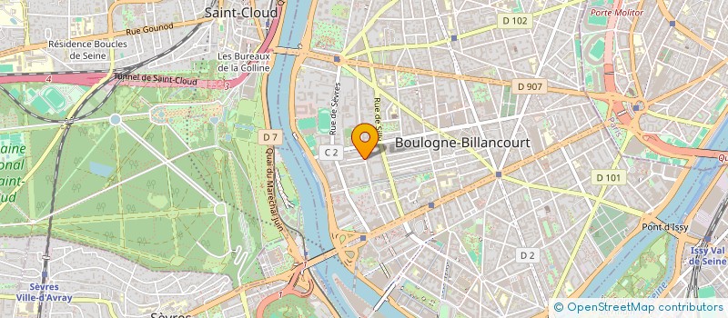 localisation de l'entreprise PRESSE DE BOULOGNE à BOULOGNE-BILLANCOURT