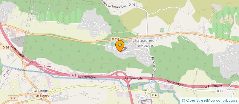 localisation de l'entreprise PRESSE DE L'ARC à ROUSSET