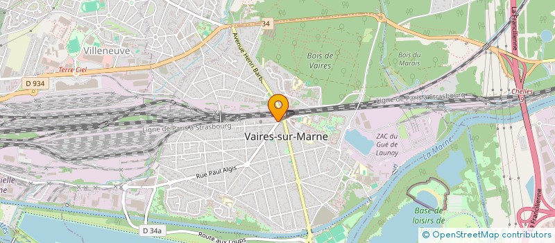 localisation de l'entreprise PRESSE DE VAIRES à VAIRES-SUR-MARNE