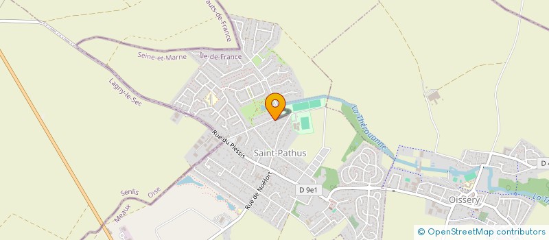 localisation de l'entreprise PRESSE DES SOURCES  SAINT-PATHUS