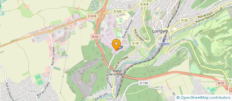 localisation de l'entreprise PRESSE DIFFUSION DU PAYS HAUT  REHON