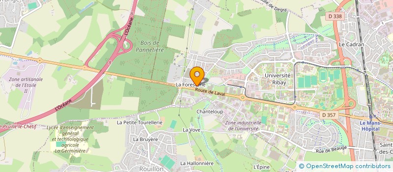 localisation de l'entreprise PRESSE DU CAMPUS à LE MANS