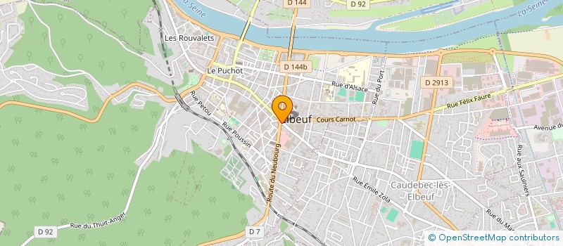 localisation de l'entreprise PRESSE DU CENTRE à ELBEUF