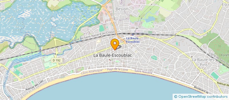 localisation de l'entreprise PRESSE DU MARCHE à LA BAULE-ESCOUBLAC
