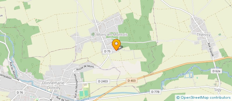 localisation de l'entreprise PRESSE DU MONTOIS  MONS-EN-MONTOIS