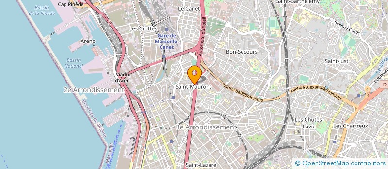 localisation de l'entreprise PRESSE EDITION MEDITERRANEE à MARSEILLE