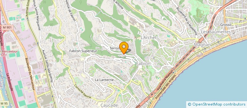 localisation de l'entreprise PRESSE ESOTERIQUE à NICE