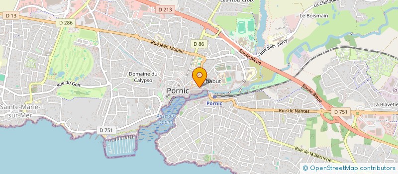 localisation de l'entreprise PRESSE ET LIBRAIRIE DU PETIT PORT à PORNIC
