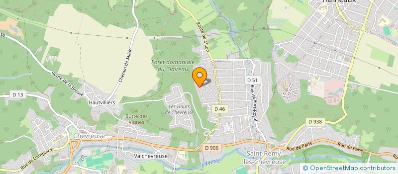 localisation de l'entreprise PRESSE ET PIGES  CHEVREUSE