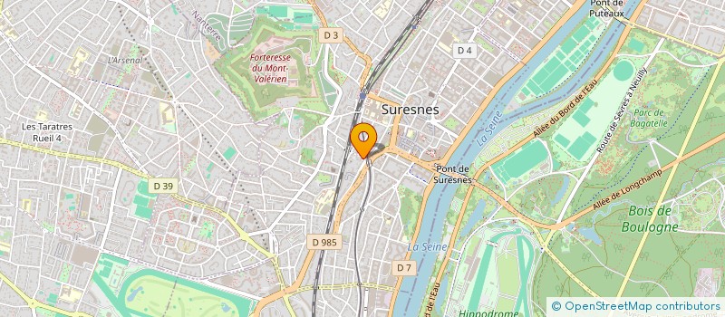 localisation de l'entreprise PRESSE ET RECHERCHE à SURESNES