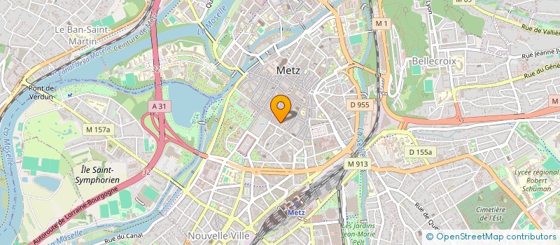 localisation de l'entreprise PRESSE FEMININE DE PROXIMITE à METZ