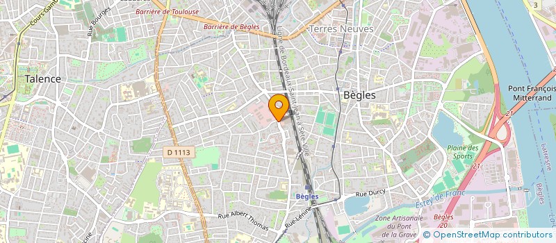 localisation de l'entreprise PRESSE FERDINAND BUISSON à BEGLES