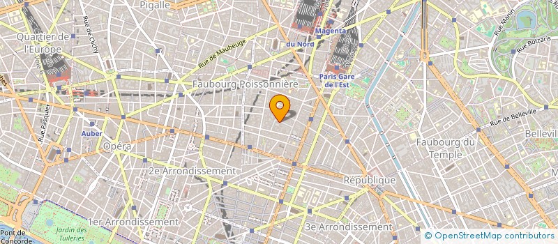 localisation de l'entreprise PRESSE INDUSTRIES DGM  PARIS