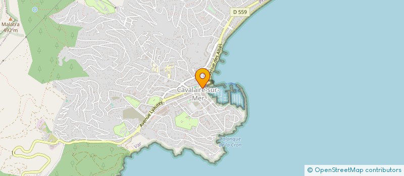 localisation de l'entreprise PRESSE L'UNIVERS à CAVALAIRE-SUR-MER