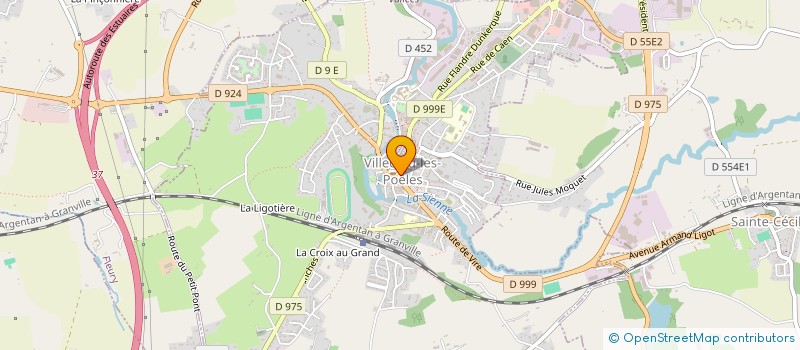 localisation de l'entreprise PRESSE-LIBRAIRIE DES CHEVALIERS à VILLEDIEU-LES-POELES-ROUFFIGNY