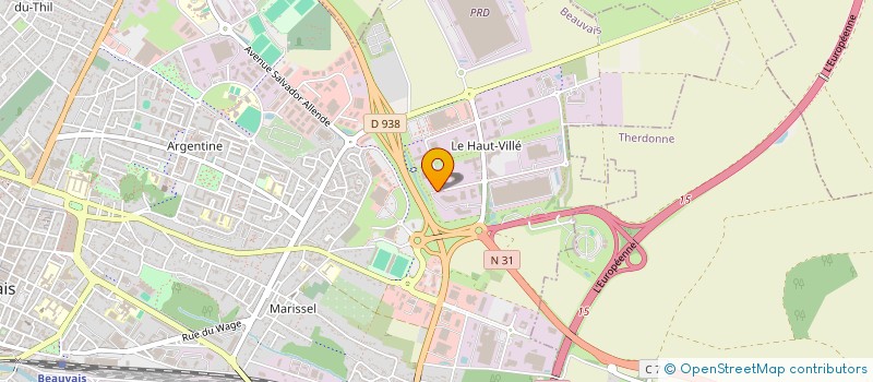 localisation de l'entreprise PRESSE LIENS SERVICE  BEAUVAIS