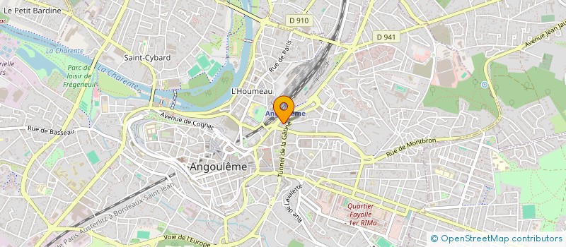 localisation de l'entreprise PRESSE LOISIRS à ANGOULEME