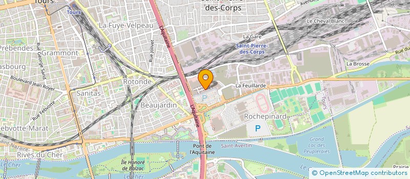 localisation de l'entreprise PRESSE LOISIRS à SAINT-PIERRE-DES-CORPS
