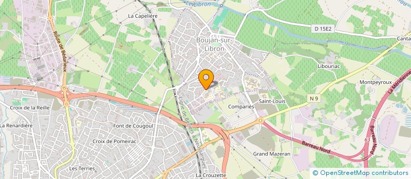 localisation de l'entreprise PRESSE MEDIA COMMUNICATION à BOUJAN-SUR-LIBRON