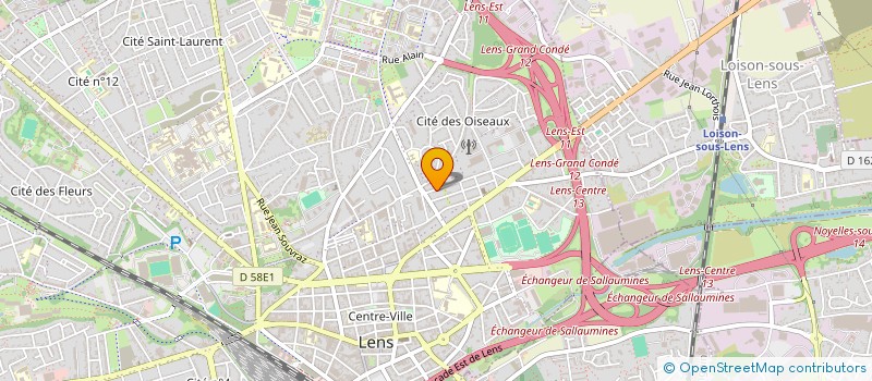 localisation de l'entreprise PRESSE MULTISERVICES  LENS