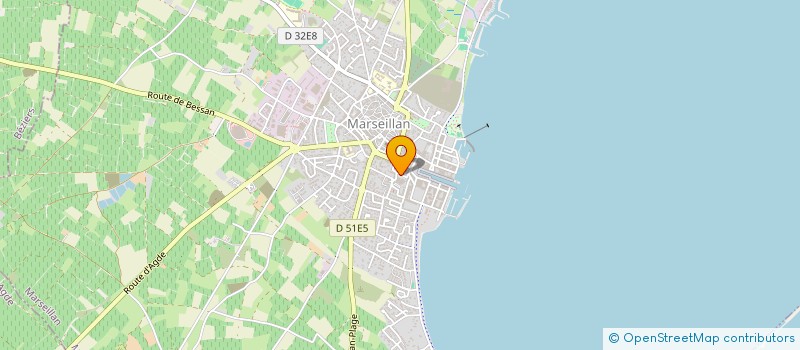localisation de l'entreprise PRESSE PLEIN SUD SARL à MARSEILLAN