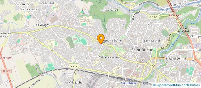 localisation de l'entreprise PRESSE POPULAIRES DE BRETAGNE à SAINT-BRIEUC