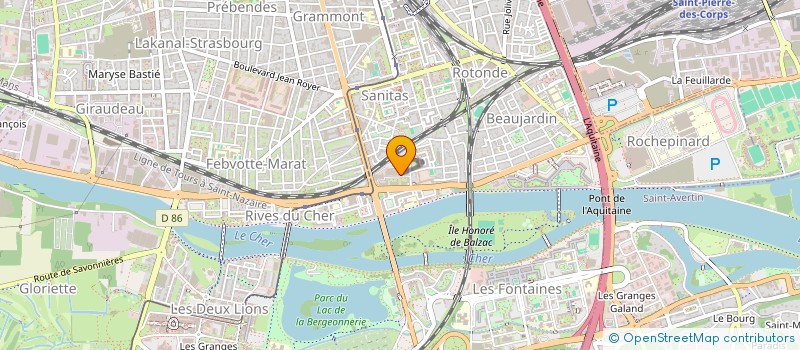 localisation de l'entreprise PRESSE PORTAGE  TOURS