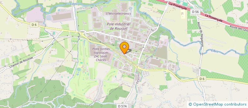 localisation de l'entreprise PRESSE SAINTE VICTOIRE  ROUSSET