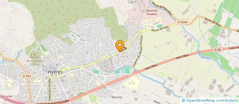 localisation de l'entreprise PRESSE SELECTION à HYERES