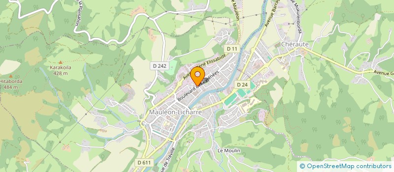 localisation de l'entreprise PRESSE SOULETINE  MAULEON-LICHARRE