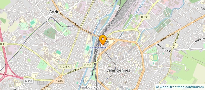 localisation de l'entreprise PRESSE TAUX DEVELOPPEMENT à VALENCIENNES