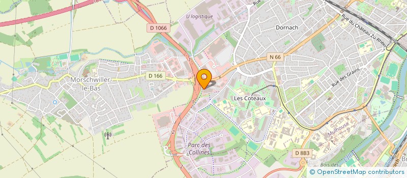localisation de l'entreprise PRESSECOM à MULHOUSE