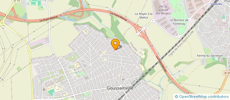 localisation de l'entreprise PRESSECURITE à GOUSSAINVILLE