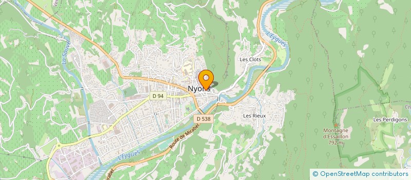 localisation de l'entreprise PRESSES DES BARONNIES à NYONS